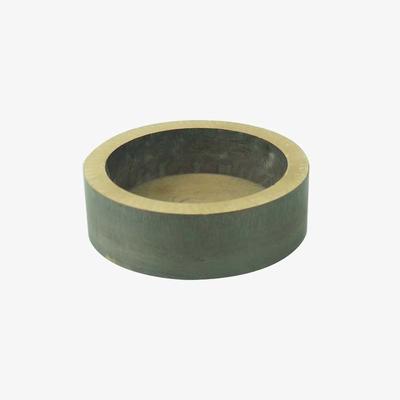 Stone wheel for grinding and polishing glass edges